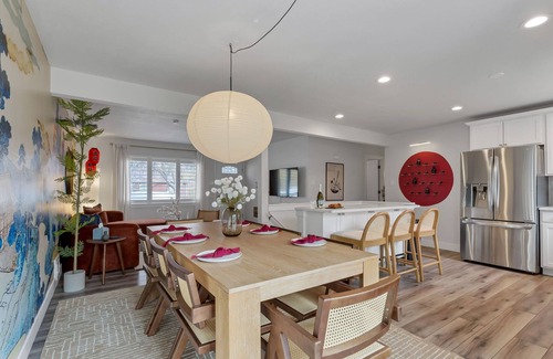 Northwest Arvada Haus | 5BD Japanese-Themed w/ Hot Tub, Movie Room & Games