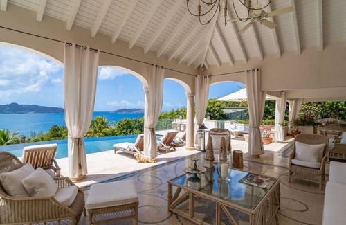 Pointe Milou Villa | 6 BDRM Mediterranean Villa w Fitness Room & Pool