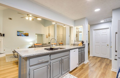 Covington Haus | 7 Mi to Dtwn Covington: Bright Home w/Deck & Yard