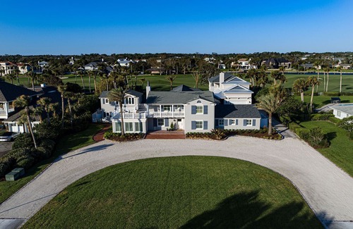 Ponte Vedra Beach Haus | 8,190sqft estate on 3rdhole of PV Inn & Club across from ocean.