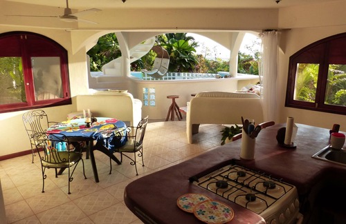 Puerto Jimenez Haus | PRIVATE 2 kitchens/4 living rms/sleeps 9/OCEAN/4 pools/PRIVATE SPA HOME/BOOK NOW