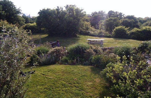 New Shoreham Haus | A Block Island landmark with historic charm, gardens, long water views