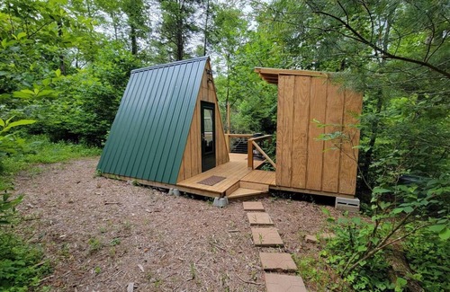 Purlear Wohnmobilvermietung | A-Frame in nature, Swinging wall, WIFI, Hot Shower