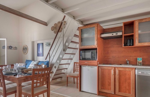 Le Croisic Wohnung | Maisonette mit Balkon, Pool und Strandzugang