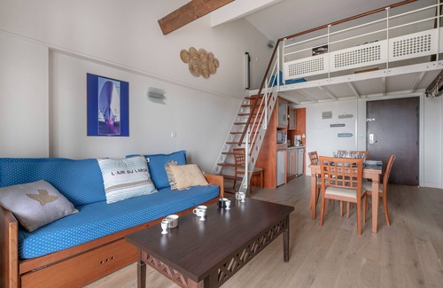 Le Croisic Wohnung | Maisonette mit Balkon, Pool und Strandzugang