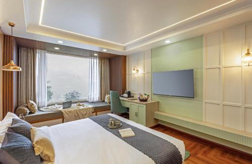 Shimla Wohnung | Alaya Stays 3BHK with Garden -Evaara Woods Ridge