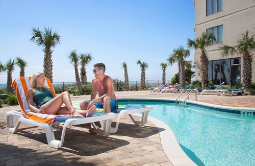 Myrtle Beach Resort | Angle Ocean View 2 Schlafzimmer im Family Resort + Offizielle Vor-Ort-Vermietung Privilegien