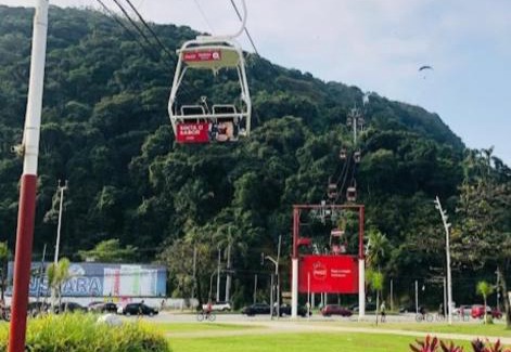 Jose Menino Wohnung | Apê 50 metros da praia com wifi e garagem