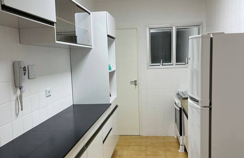 Vila Balnearia Wohnung | Apê Pé na Areia - Praia Grande, SP Vista ao Mar. Bairro Jardim Real