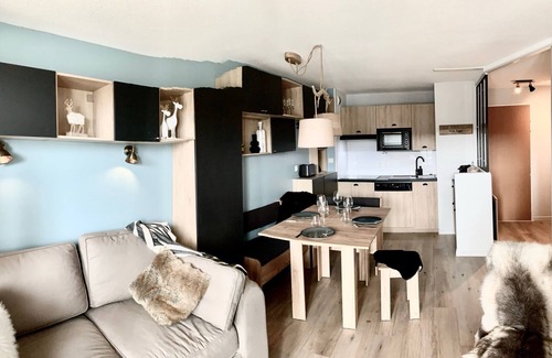 La Mongie Wohnung | Apart from Mongie. Fully renovated. foot of the slopes 1 bedroom. Heated swimming pool.