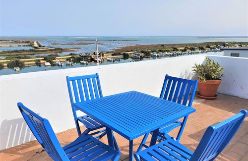 Fuseta Wohnung | Apartament Terrace front Fuseta beach downtown wifi netflix