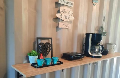 Canoas Wohnung | Apartamento Container com pátio, vaga para carro e Split