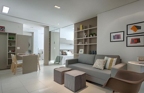 Centro Wohnung | 2201 Apartamento decorado no Centro