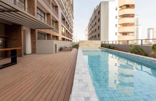 Brooklin Novo Wohnung | Apartamento Garden com piscina a 7min Consulado e 3min Metrô Brooklin