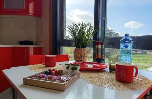 Salvaterra de Mino Wohnung | Apartamento luminoso y acogedor