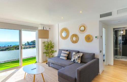 Aguadulce Wohnung | Apartamento Pura Vida! Vistas al mar, playa a 5 min. Terraza, WiFi y A/A.