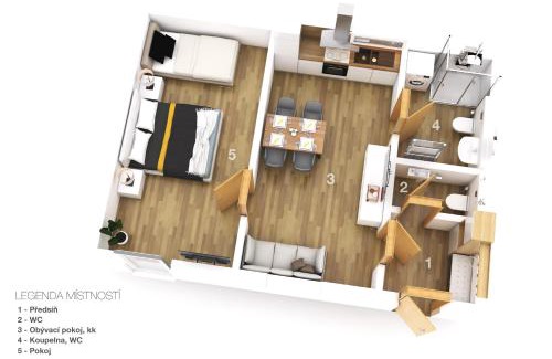 Mikulcice Wohnung | Apartmány Mikulčice