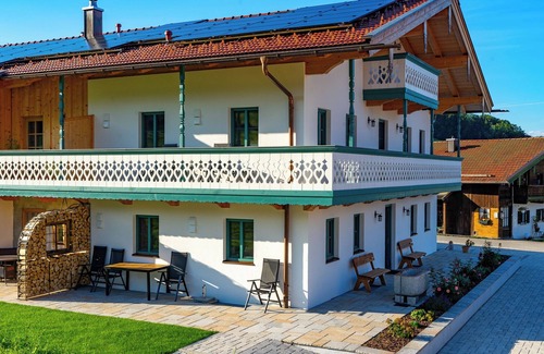 Ruhpolding Wohnung | Ferienwohnung Herzblatt 65 qm, 2 Schlafz., Wohnzimmer mit Küche, 4 Pers, WLAN