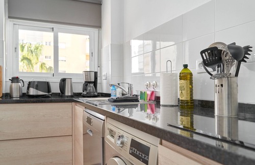 Algarrobo Wohnung | Ferienwohnung in Algarrobo Costa mit Meerblick, Pool, WLAN, Klimaanlage, Terrassen und Garten