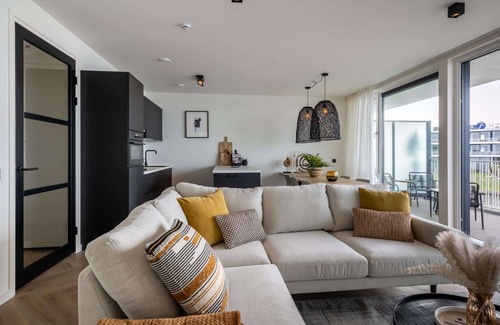 Oranjeplaat Haus | Wohnung in Zeeland mit Hafen und Aussicht