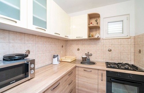 Srebreno Wohnung | Apartment & Rooms Papa - Premium Double or Twin Room with Balcony and Partial Sea View (Soba 2)