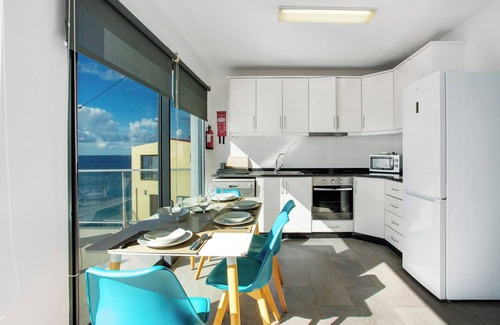 Jardim do Mar Wohnung | Ferienwohnung 'The Wave House - Two Bedroom' mit Meerblick, Wi-Fi und Klimaanlage