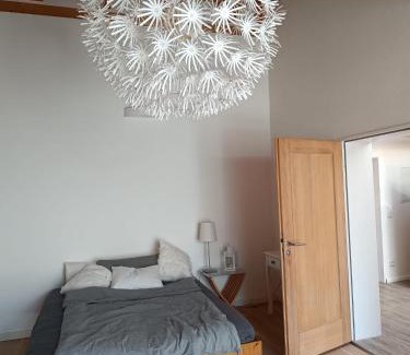 Seeshaupt Wohnung | Apartment unterm Dach mit kleinem Seeblick