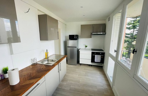Bas du Mont-Mesly Wohnung | Appart Spacieux - Porte Italie - Créteil 8 Pers