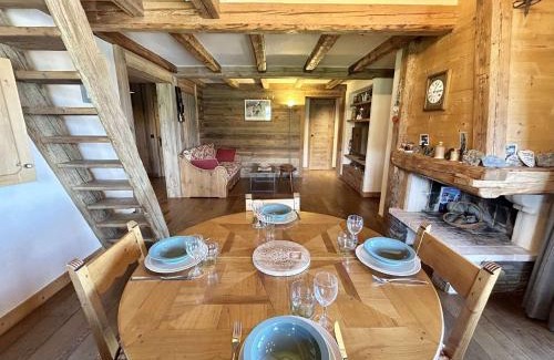 Megeve Wohnung | Appartement 3 pièces+cabine à Megève, près des pistes, terrasse, parking, 6 couchages - FR-1-597-1