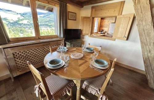 Megeve Wohnung | Appartement 3 pièces+cabine à Megève, près des pistes, terrasse, parking, 6 couchages - FR-1-597-1