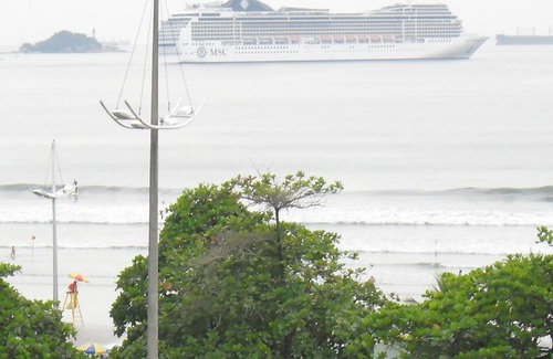 Gonzaga Wohnung | Apt 2 qtos, Wi-Fi, 2 Bäder, fünf Strand mit Panoramablick, Gonzaga (Kanal 3)