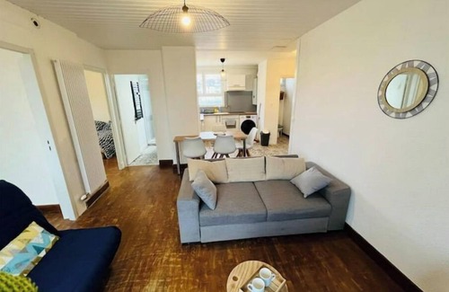 Besancon Wohnung | Apt,54m2, Refait à Neuf, Wifi, 3 Couchages ++