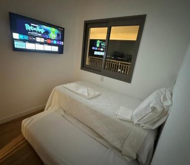 Butanta Wohnung | Apt 70m, 2WC, AR, CHURRASQUEIRA, PS5, VAGA e METRO