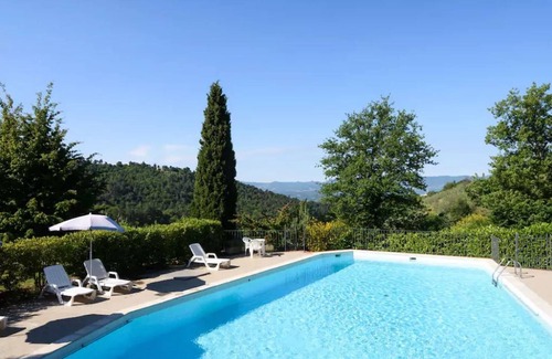 Castelfranco di Sopra Wohnung | Traviata - Residence Casa Lama - Ein-Zimmer-Wohnung 2 / 4er Chianti Blick
