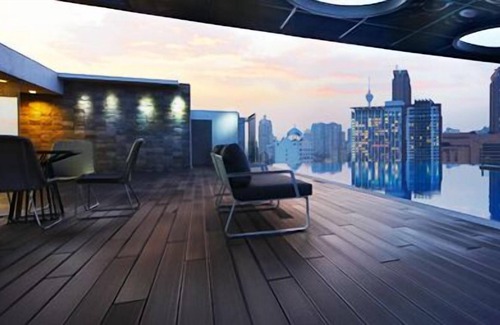 Pudu Wohnung | Apt mit Blick auf Petronas Twin Towers