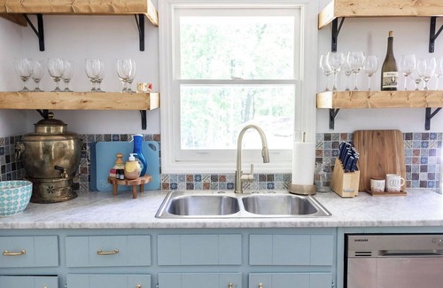 Lithonia Haus | Artsy and eclectic retreat with private pool and hot tub located near Atlanta