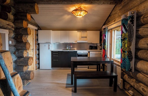 Saariselka Hütte | Authentic Arctic Log Cabin with Sauna – Nature & Comfort in Saariselkä