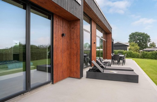 Flovt Strand Haus | Tolles Haus in Haderslev mit Sauna
