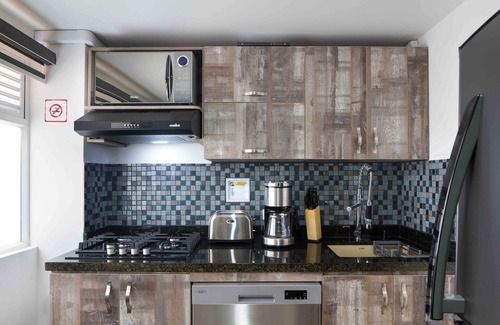 El Poblado Wohnung | Balkon 1 Schlafzimmer AC, Whirlpool Poblado