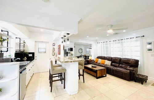 Dolphin Isles Haus | Bamboo House, Heated pool, Steps from the beach.