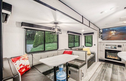 Traverse City Haus | Million Dollar Views: Bayshore Beach House w/ Opt. RV Pads, Beach Firepit & More