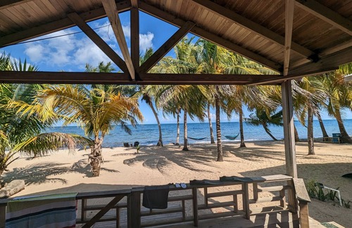 Hopkins Haus | Beach Front! Cobia Beach Guest House, Pink and Teal together
