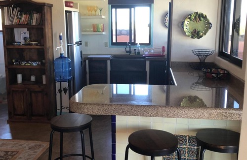 El Sargento Haus | Beachfront 2 Schlafzimmer 1 Bad nach Hause. Spektakuläre Ausblicke. Bester Kiting Strand herum