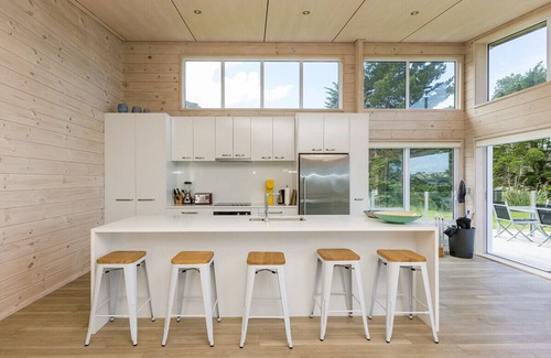 Snells Beach Hütte | Beachfront Escape - Snells Beach Ferienhaus