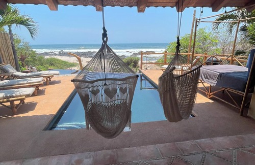 Troncones Haus | Beachfront Luxury home /w hot tub and infinity pool