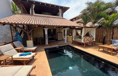 Troncones Haus | Beachfront Luxury home /w hot tub and infinity pool