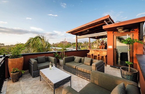Playa Langosta Villa | Atemberaubende OceanFront Penthouse, Sonnenuntergänge, Grill