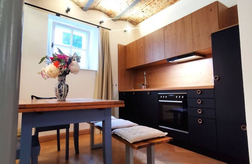 Rothenburg Old Town Wohnung | Wunderschönes Loft aus 1420