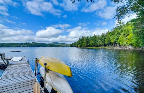 Embden Haus | Beautiful Embden Pond Cabin with Dock and Kayaks!