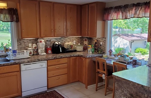 Grand Junction Haus | Beautiful Lake Home with Tiki Bar for EXTRA FUN Home is governed by Ordinance